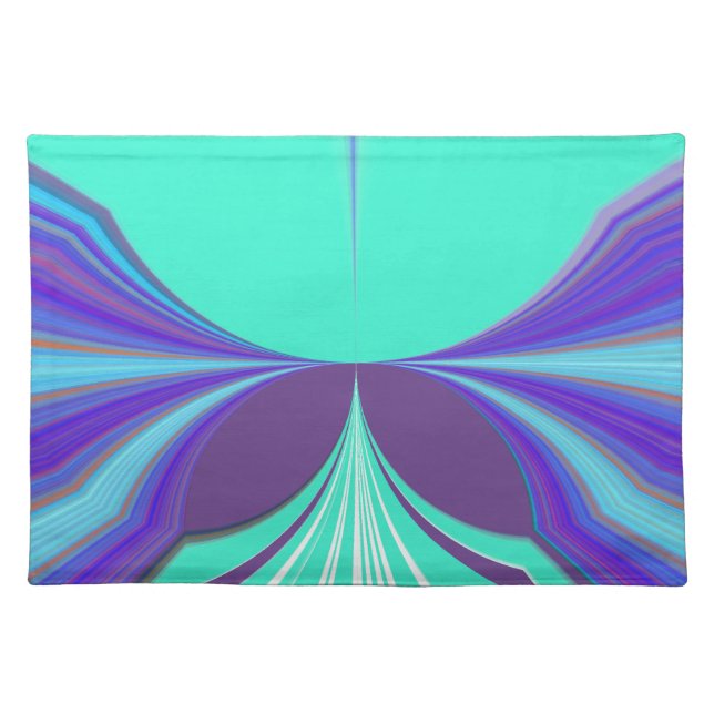 Purple Eyes.png Cloth Placemat (Front)