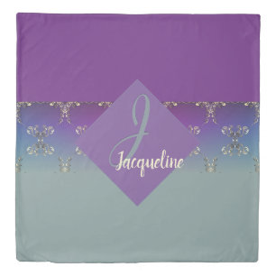 Purple Fabergè-inspired Duvet Cover