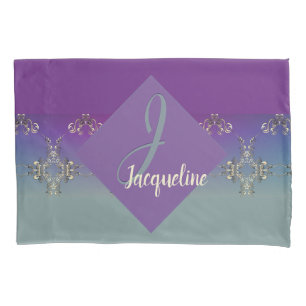 Purple Fabergè-inspired Pillow Case