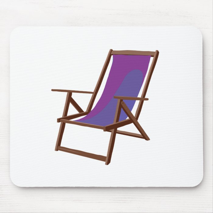 purple fabric beach chair.png mouse pad