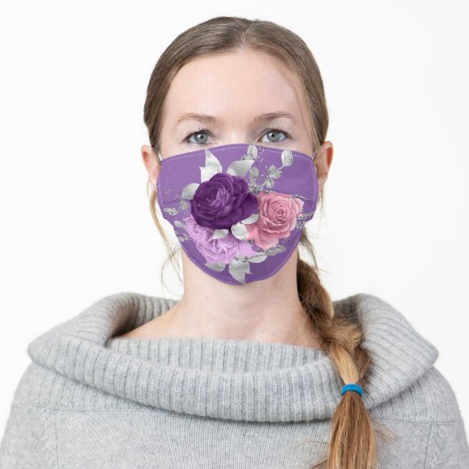 Purple face mask (Worn)