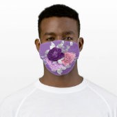 Purple face mask (Worn)