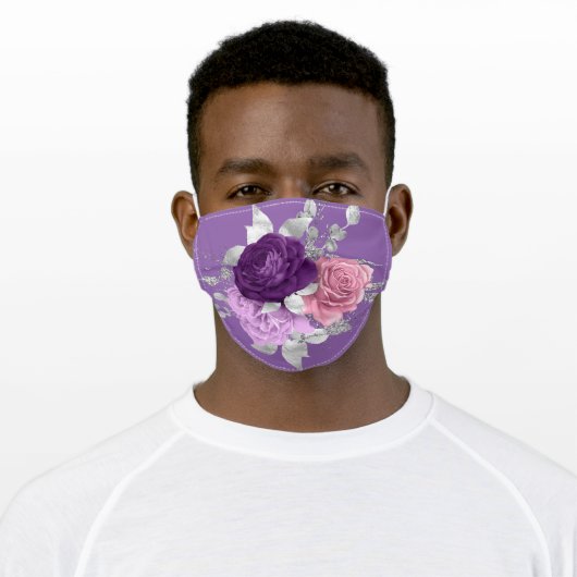 Purple face mask (Worn)