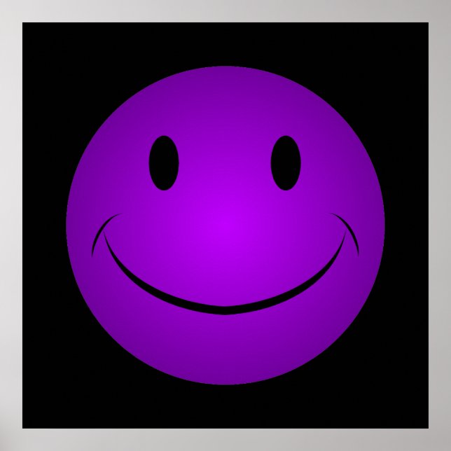 Purple Face Poster (Front)