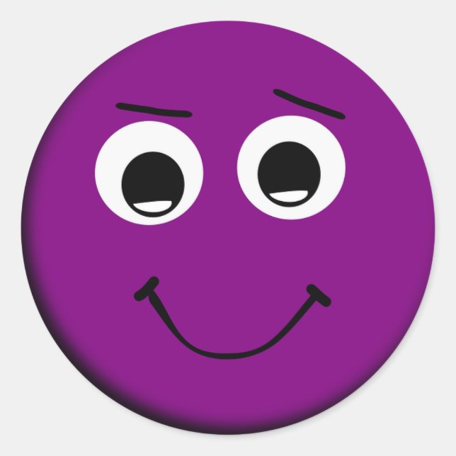 Purple Face Stickers (Front)