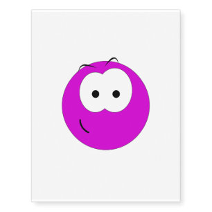 Purple face tatoo temporary tattoos
