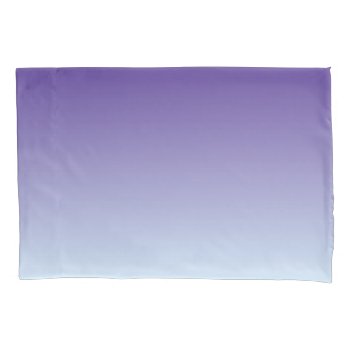 Purple Fade To Blue (1 Side) Pillowcase by FantasyPillows at Zazzle