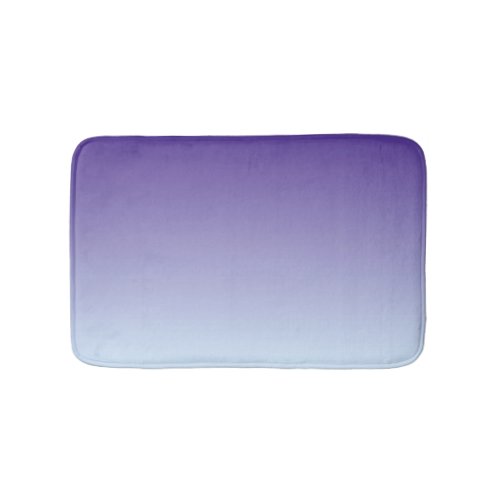 Purple Fade to Blue Bath Mats