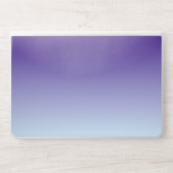 Purple Fade To Blue Hp Laptop Skin by FantasyCases at Zazzle