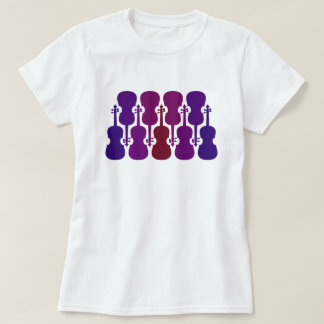 Purple Fade Violin T-Shirt