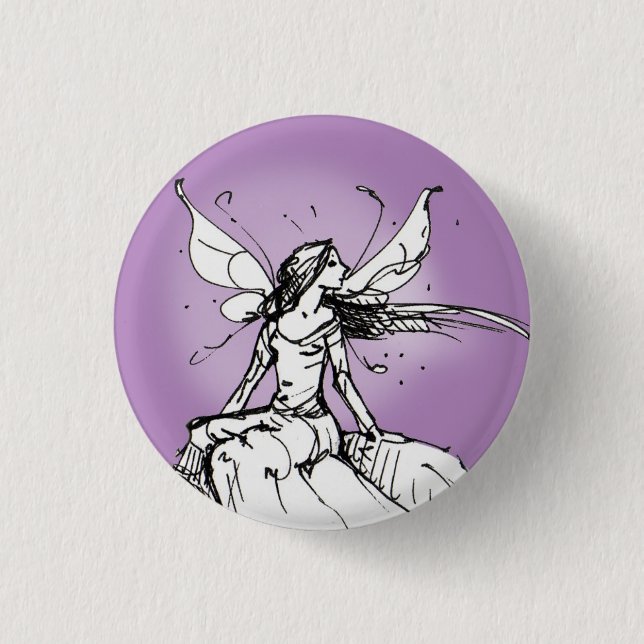Purple Fae Button (Front)