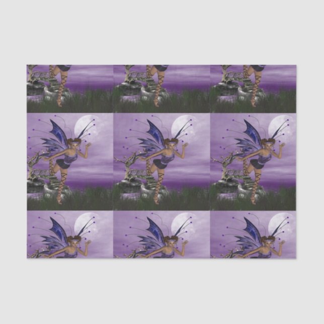Purple Fae Tissue Paper (Front)