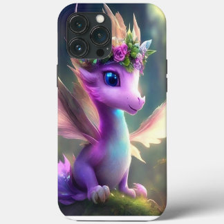 Purple Fairy Dragon iPhone 13 Pro Max Case