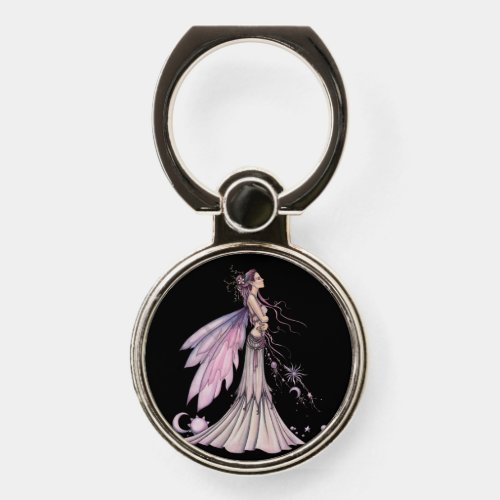 Purple Fairy Fantasy Art Ziarre by Molly Harrison Phone Ring Stand