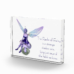 Purple Fairy Illustration Graphic Block