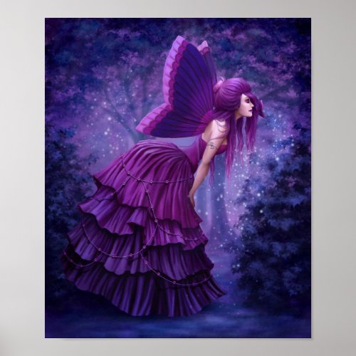 Purple Fairy Poster