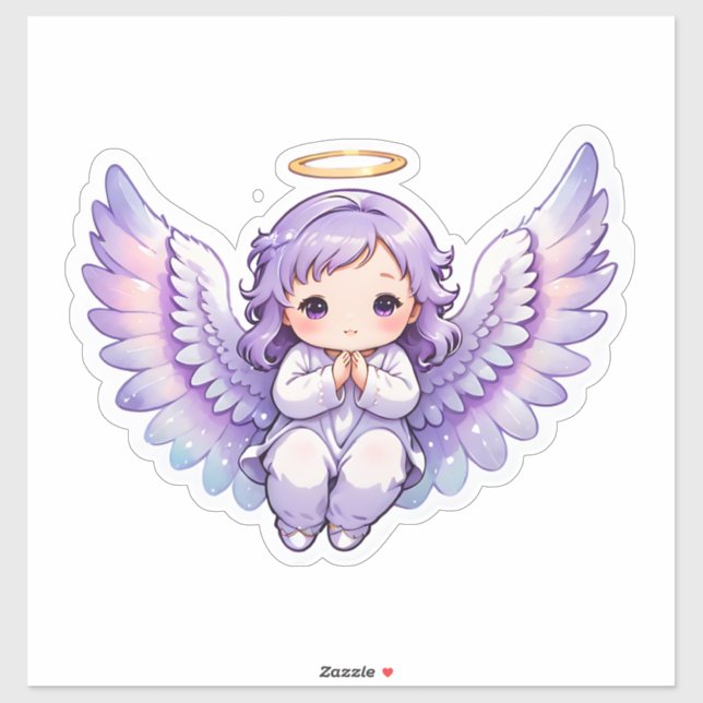 Purple Fairy Sticker (Sheet)
