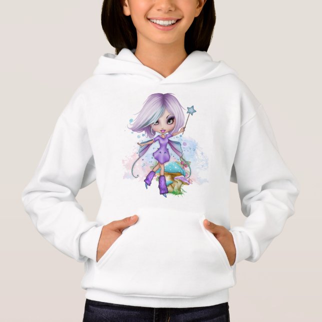 Purple Fairy T-Shirt Hoodie (Front)