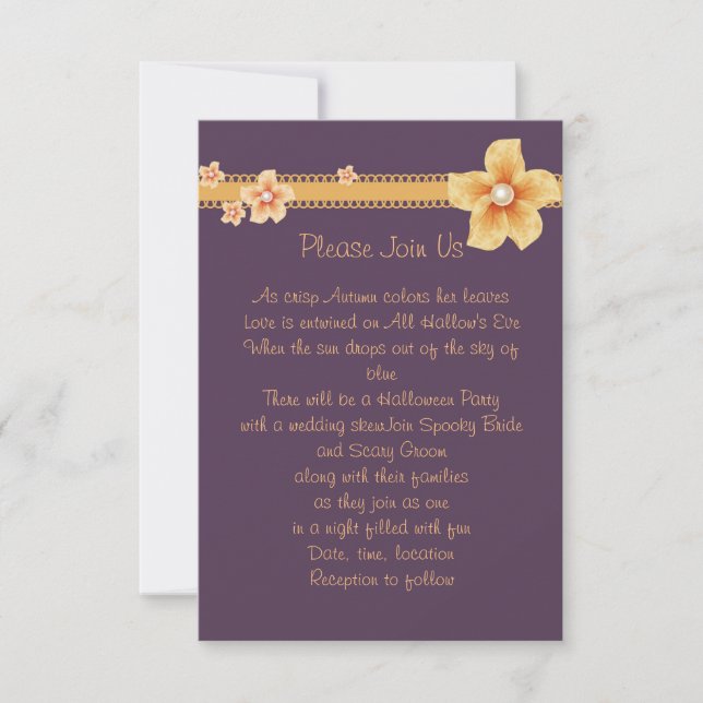 Purple Fall Invite (Front)