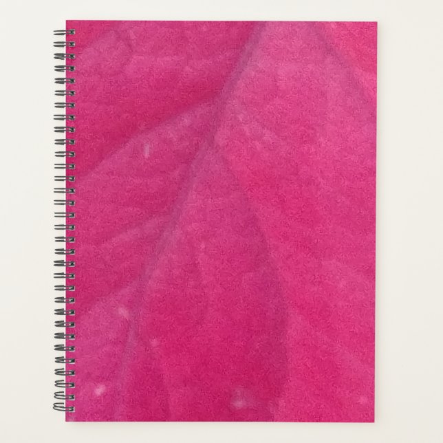 Purple Fall Leaf Planner (Front)