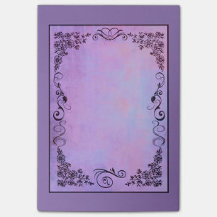 Purple Fancy Frame Post-it Notes