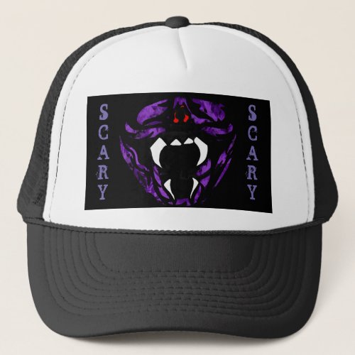 PURPLE FANGS TRUCKER HAT