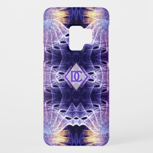 Purple Fantasy 2 Monogram Samsung Galaxy Case