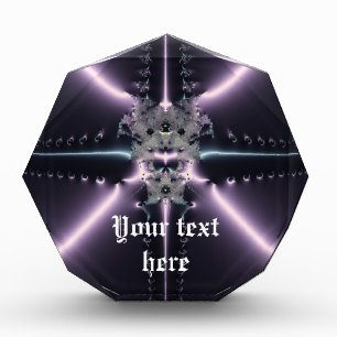 Purple Fantasy Acrylic Award - Customized