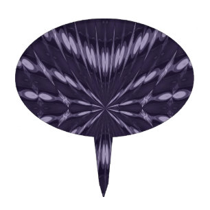 Purple Fantasy Cake Topper