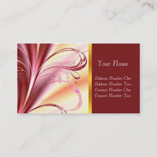 Purple Fantasy, profile card Business Cards