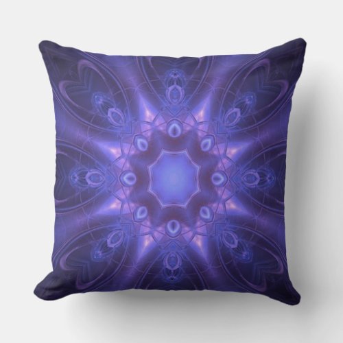 Purple Fantasy Throw Pillow