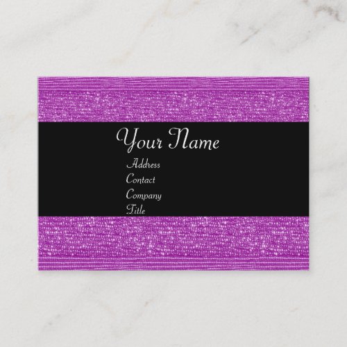 PURPLE FASHION BEADS BUSINESS CARD