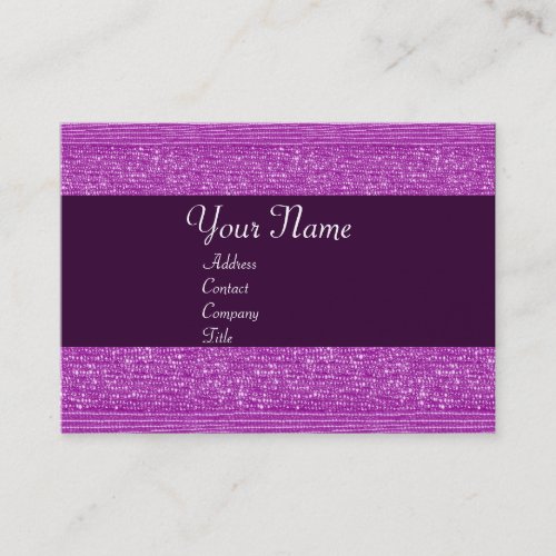 PURPLE FASHION BEADS BUSINESS CARD