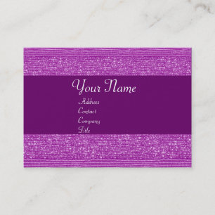 PURPLE FASHION BEADS BUSINESS CARD