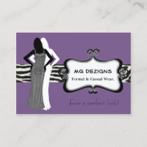 purple fashion boutique Business Cards