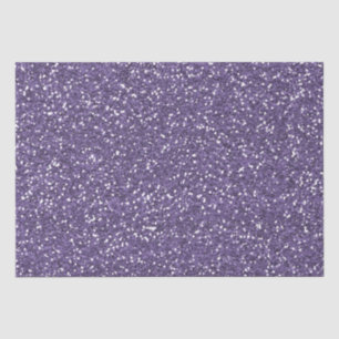 Purple Faux Glitter Tissue Paper