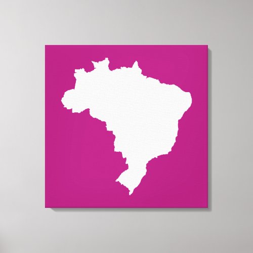 Purple Festive Brazil at Emporiomoffa Canvas Print