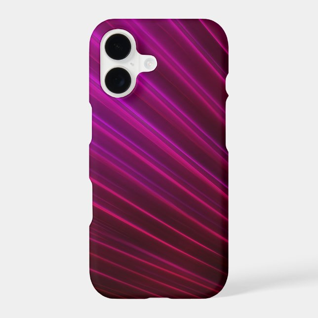 Purple Fiber Optic Fan Design Case-Mate iPhone Case (Back)