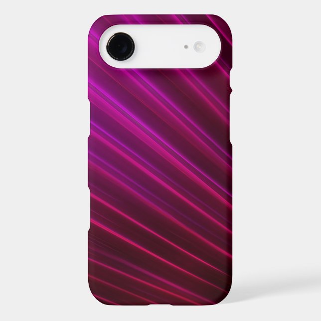 Purple Fiber Optic Fan Design Case-Mate iPhone Case (Back)