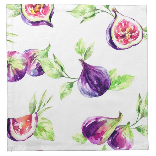 Purple Fig Dinner Napkins (Front)