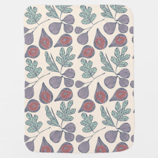 Purple Figs Baby Blanket