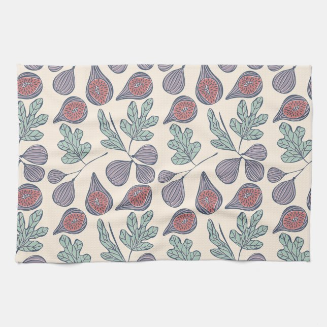 Purple Figs Kitchen Towel (Horizontal)