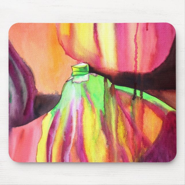 Purple Figs watercolour art Mouse Pad (Front)