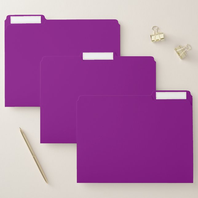 Purple File Folder (Set)