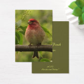 Purple Finch ATC (Desk)
