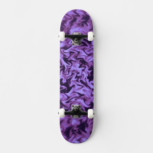 Purple Fire Skateboard