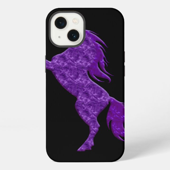 Purple Fire Unicorn iPhone 6 Case (Back)