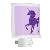 Purple Fire Unicorn Night Light (Right)