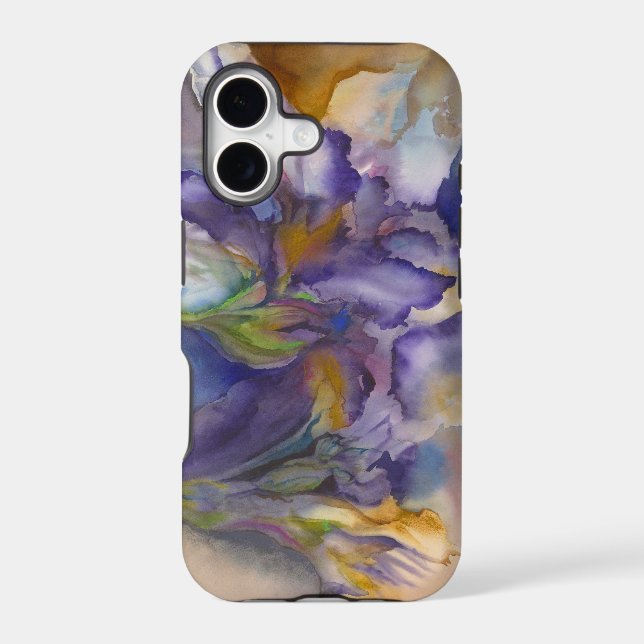 Purple Flame Iphone Case (Back)