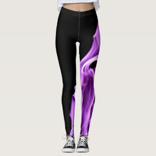 PURPLE FLAME LEGGINGS